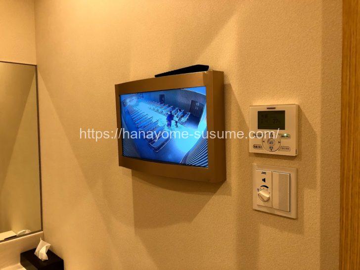 ノートルダム横浜みなとみらいの挙式中継モニタールーム