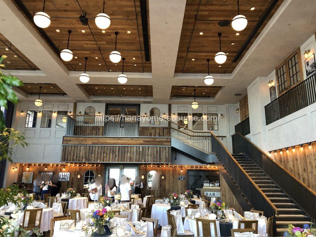 BAYSIDE　GEIHINKAN VERANDAの披露宴会場